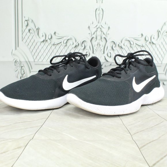 NIKE Men's Flex Experience RN 9 Black White Mesh Lace-up Running Shoes US 11 W - Picture 2 of 9